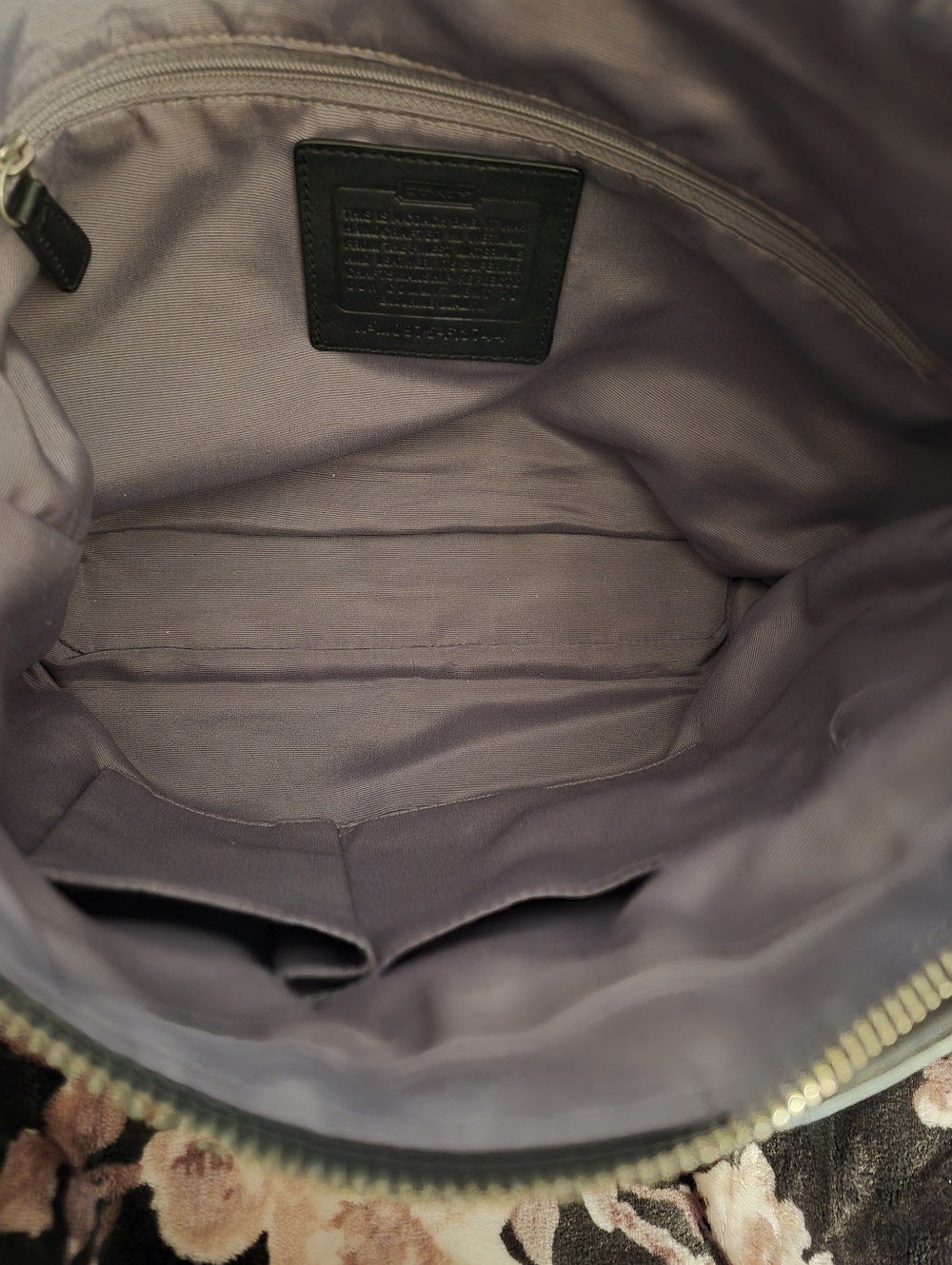 Coach Black Signature Jacquard Shoulder Bag - Picture 9 of 9